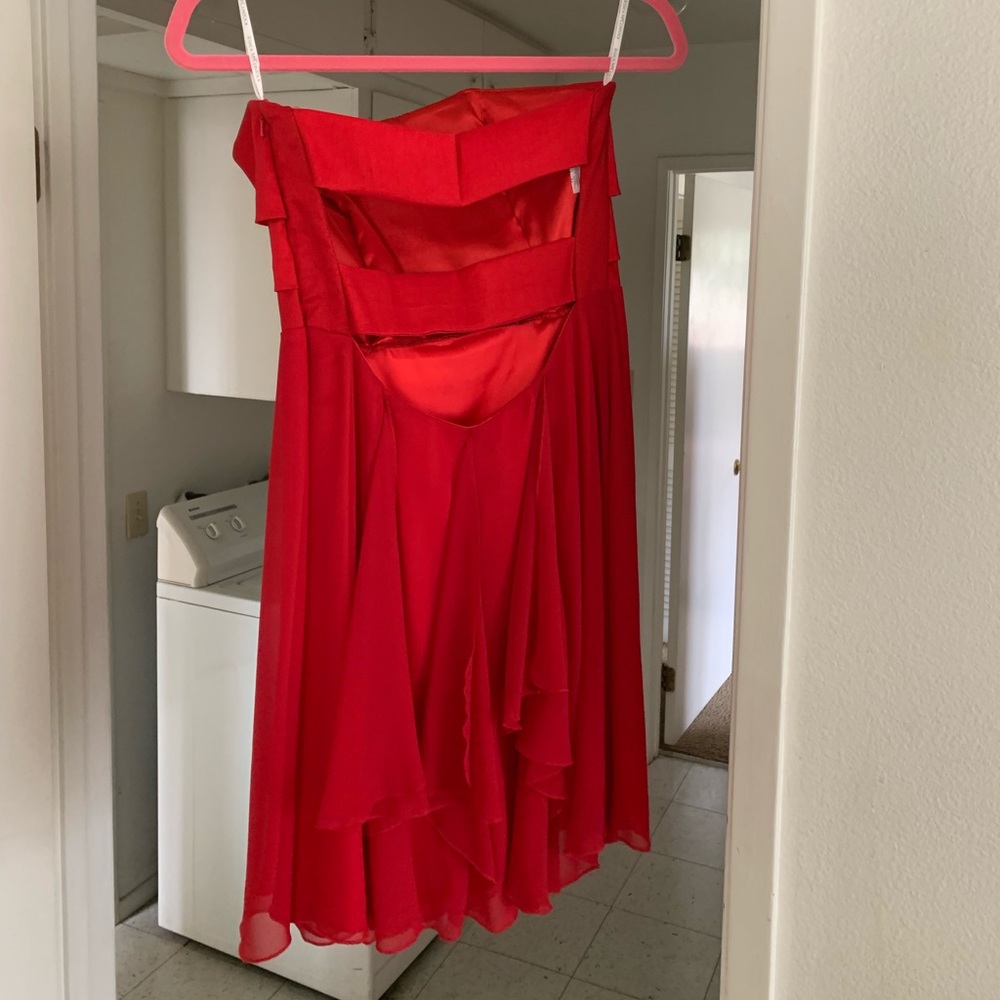 Jessica McClintock formal red dress - Picture 5 of 8
